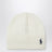 Mütze mit Logo aus Woll-Kaschmir in Creme