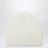Mütze mit Logo aus Woll-Kaschmir in Creme