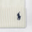 Mütze mit Logo aus Woll-Kaschmir in Creme