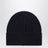 Strickmütze mit Logo aus Wolle und Kaschmir in Navy
