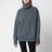 Pull col roulé gris en cachemire