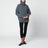 Pull col roulé gris en cachemire