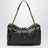 Schultertasche Dolce Large aus Kalbsleder in Schwarz/Beige
