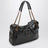 Borsa a spalla Dolce Large in pelle nera e beige