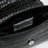 Black Hazel bag in croc-effect patent leather