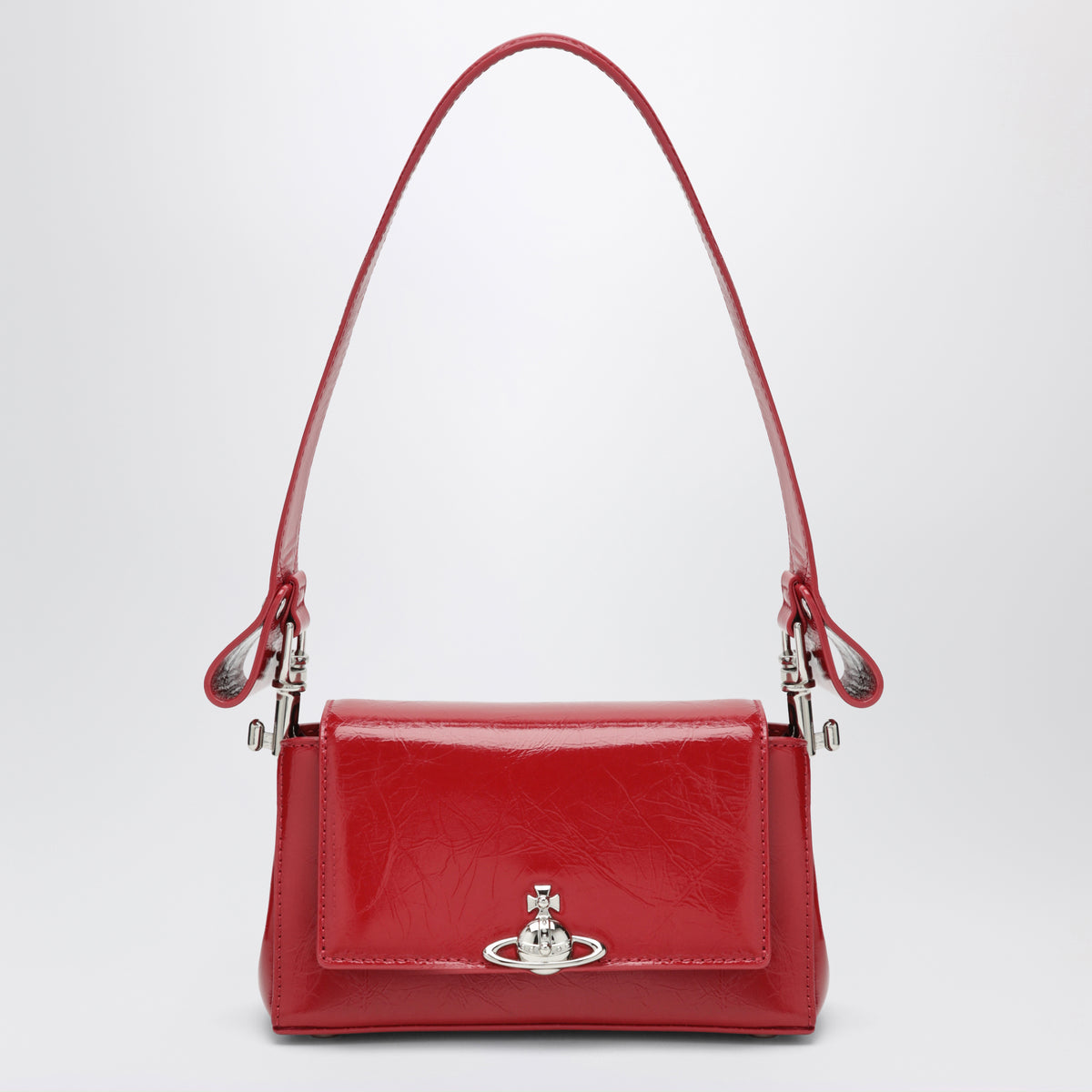 Hazel kleine rote Ledertasche