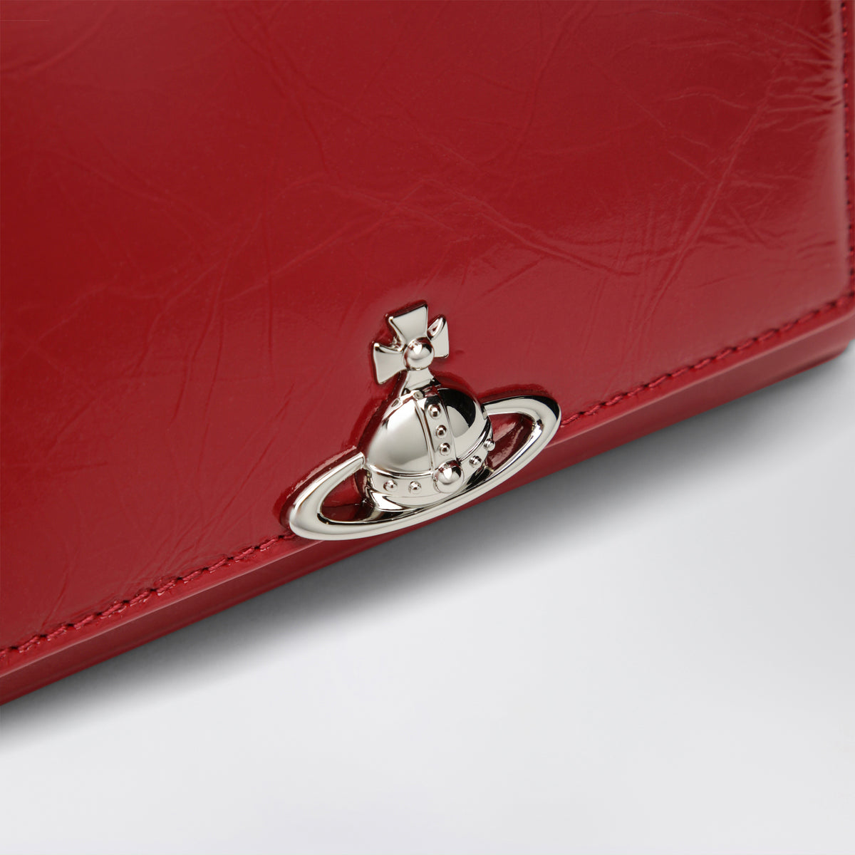 Hazel kleine rote Ledertasche
