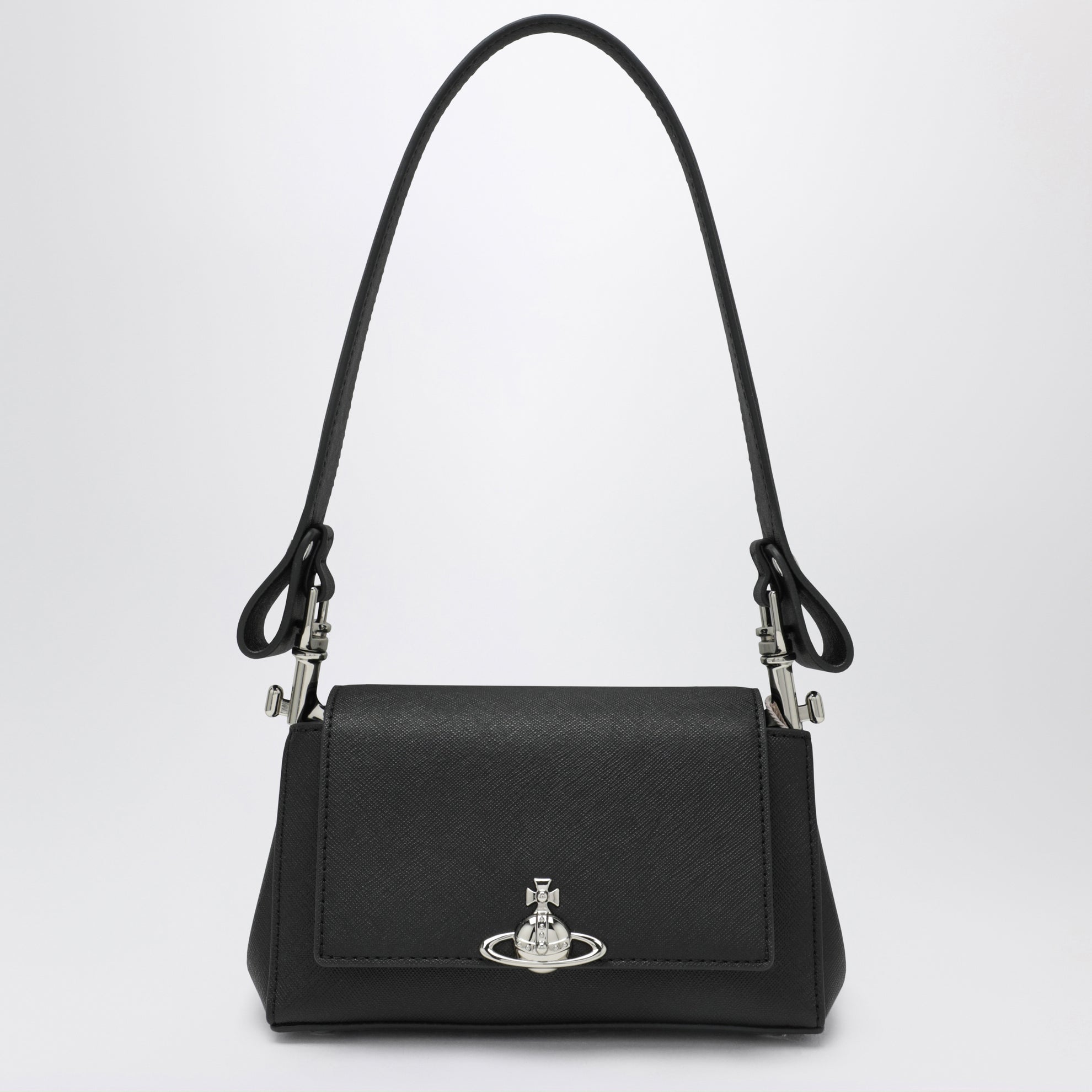 Borsa misura piccola Hazel nera in pelle