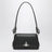 Hazel Small Black Faux Leather Shoulder Bag