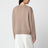 Maglione girocollo Cru beige in misto cashmere
