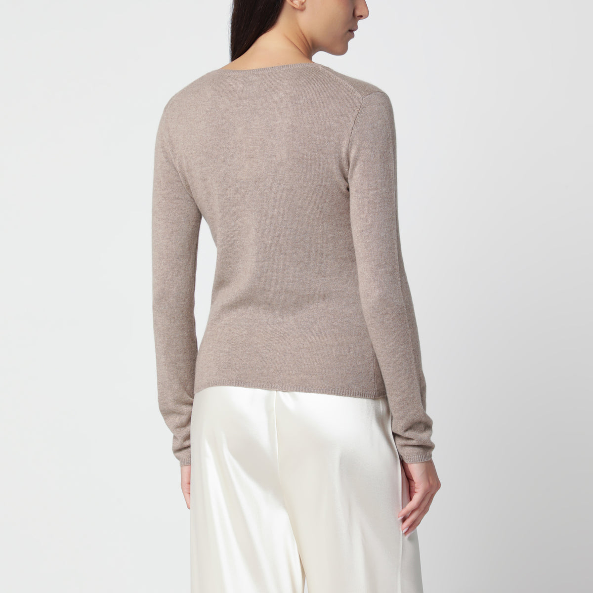 Pull Awa beige en cachemire