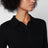 Black Jules ribbed top in silk blend