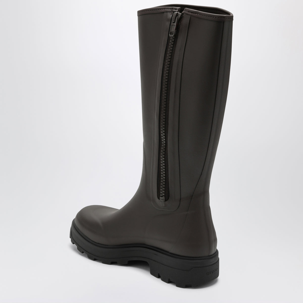 Bottes Halla marron chocolat en caoutchouc