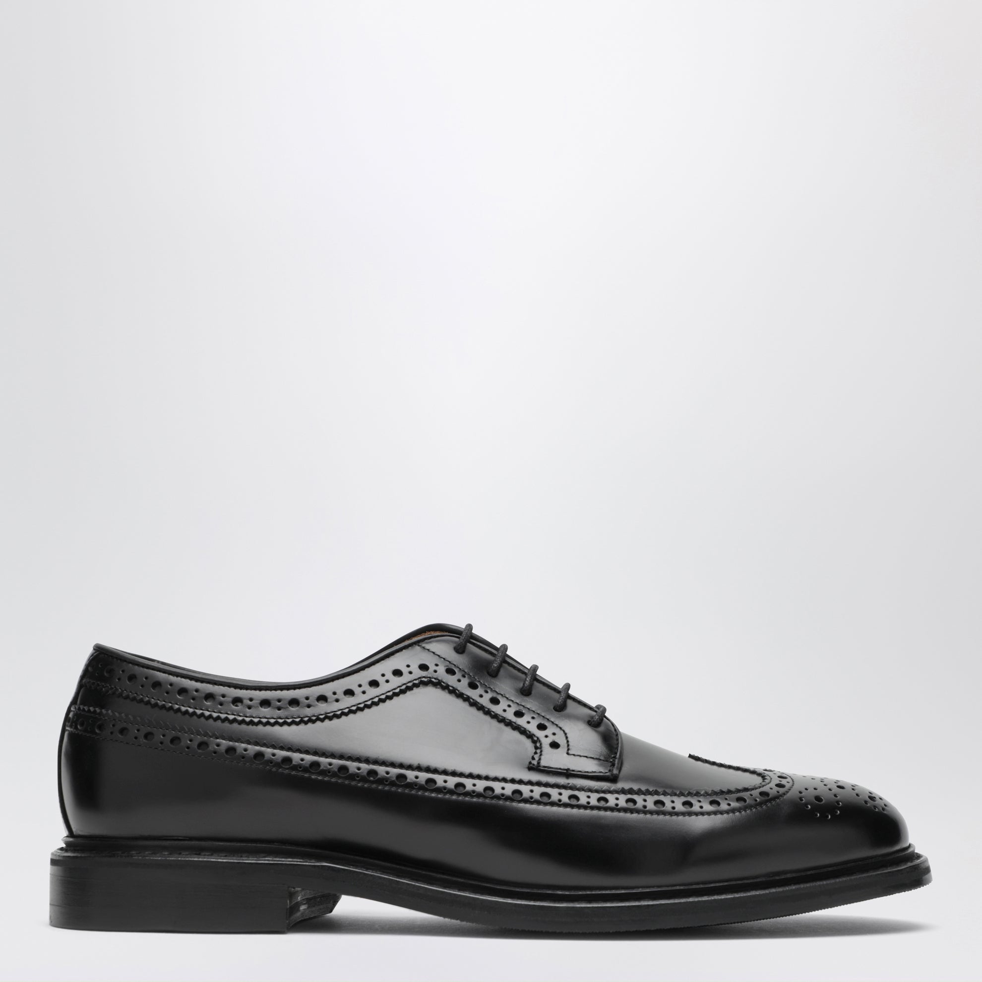 Chaussures Derby noires en cuir