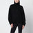 Nola black turtleneck sweater in wool and cashmere