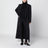 Nola black turtleneck sweater in wool and cashmere