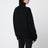 Nola black turtleneck sweater in wool and cashmere