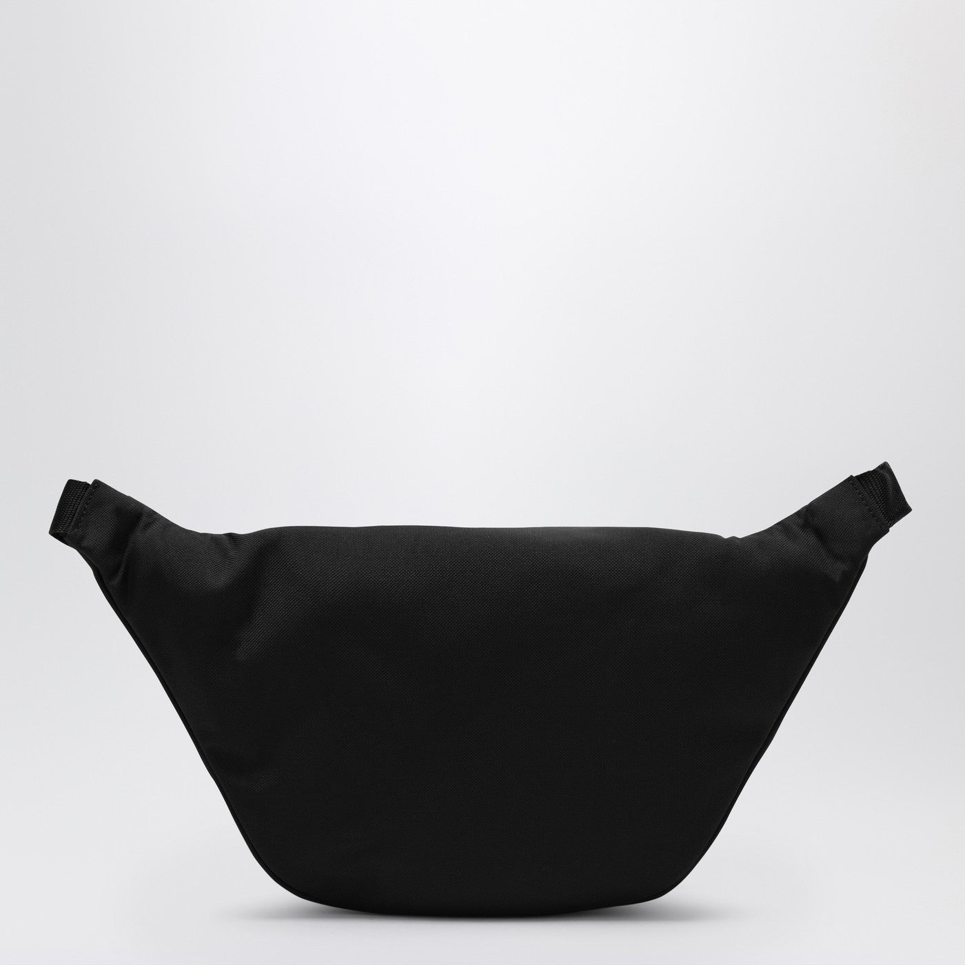 Explorer black nylon belt bag with logo