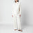 Camicia Finn color crema in crêpe