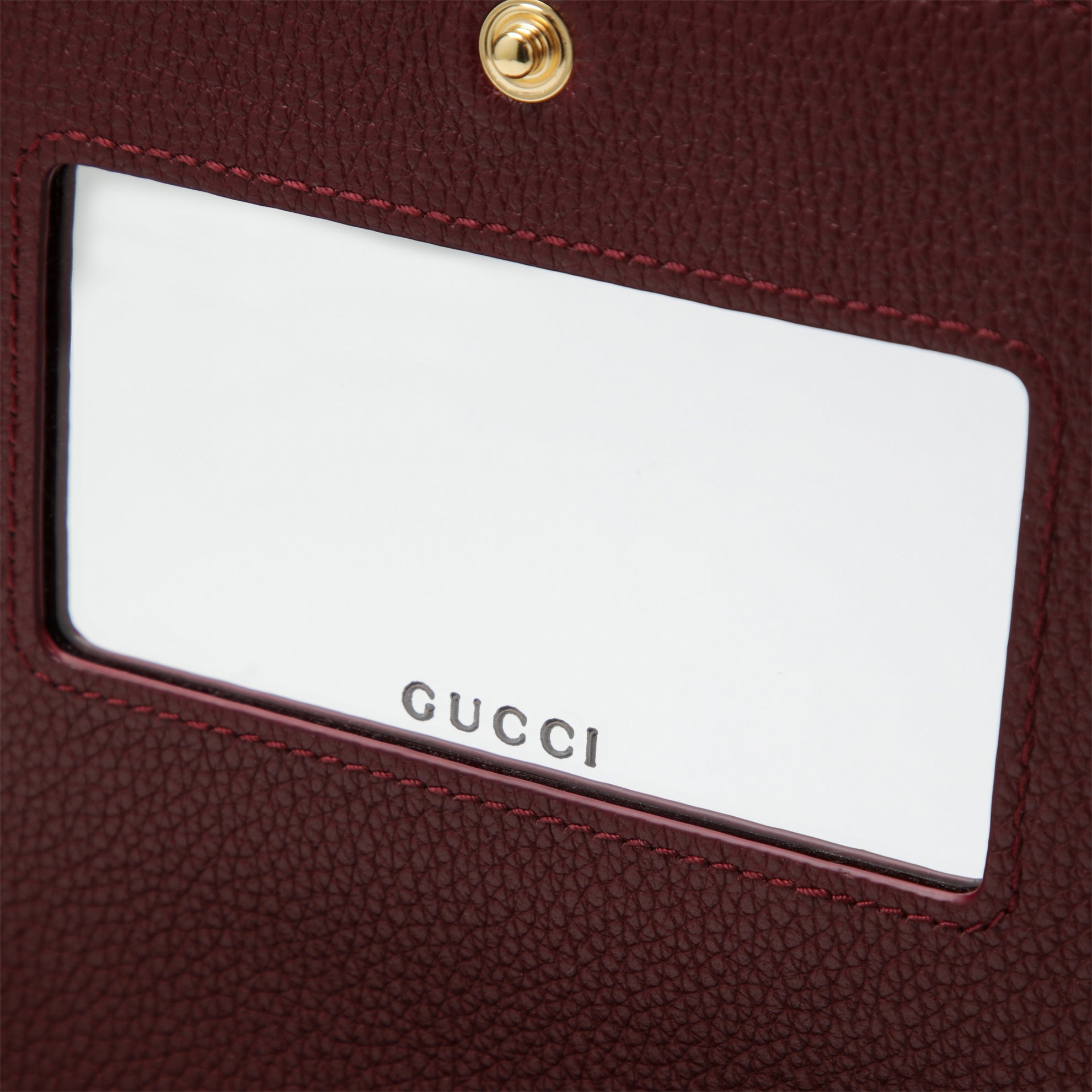 GG Marmont wallet with chain black/red