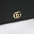 GG Marmont wallet with chain black/red