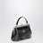 Black Granny Frame Naplak handbag in leather