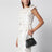Granny Frame Bag in black grained PU