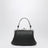 Granny Frame Bag in black grained PU