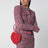 Sac bandoulière Belle Heart en cuir rouge