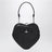 Borsa a tracolla Belle Heart nera in pelle