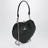 Borsa a tracolla Belle Heart nera in pelle