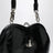 Borsa a tracolla Belle Heart nera in pelle