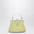 Charm bag in lime croc-effect patent leather