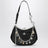 Black Charm bag in croc-effect patent leather