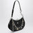 Black Charm bag in croc-effect patent leather