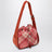 Sac à bandoulière rose à motif écossais