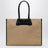 Borsa tote Troy effetto rafia color naturale