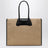 Borsa tote Troy effetto rafia color naturale