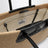 Borsa tote Troy effetto rafia color naturale