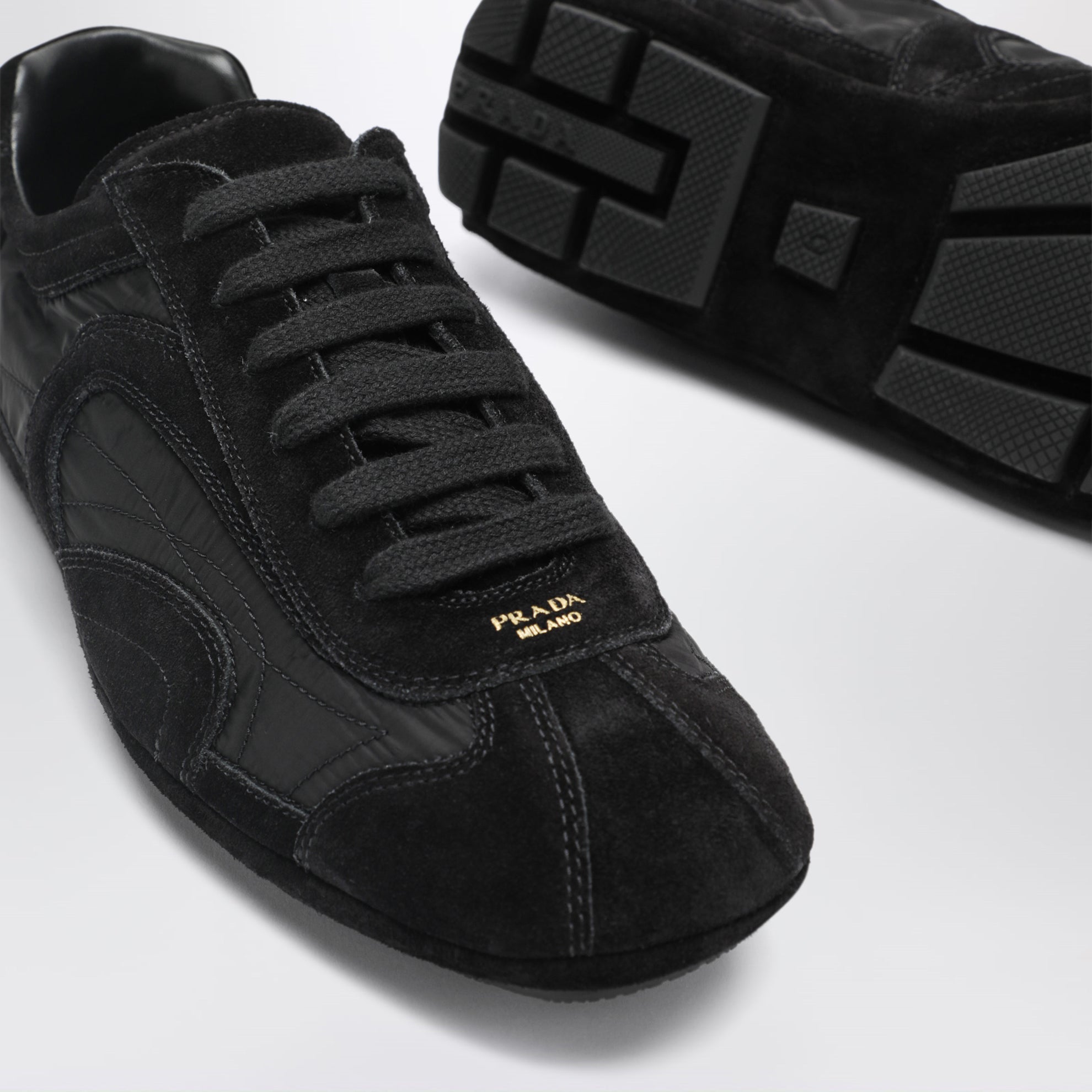 Sneakers Montecarlo in pelle e tessuto tecnico