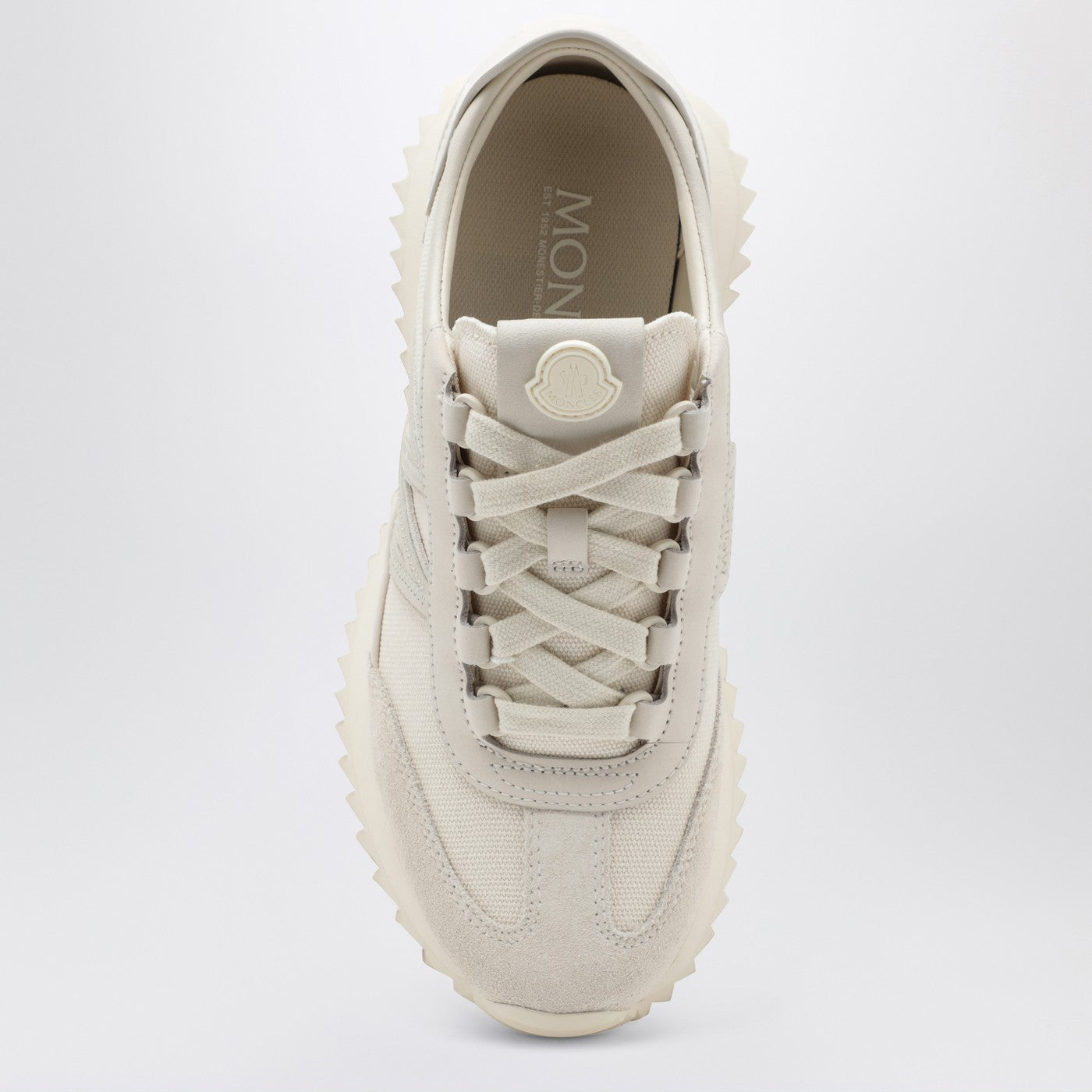 Pacey2 Sneakers aus beigem Canvas und Leder