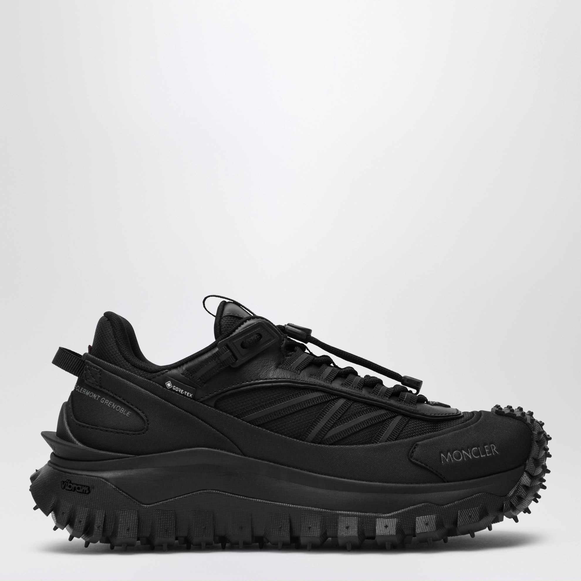 Sneaker Trailgrip GTX in pelle e nylon nere
