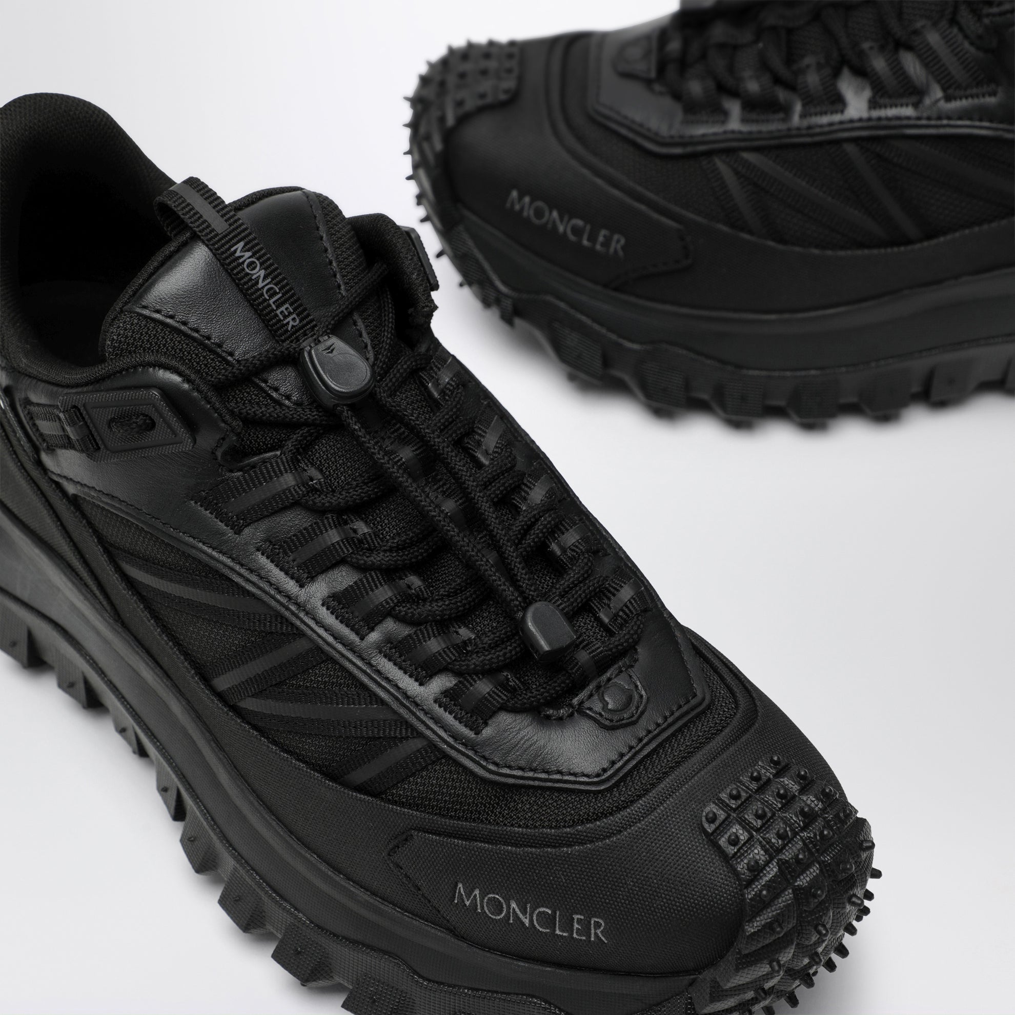 Sneaker Trailgrip GTX in pelle e nylon nere