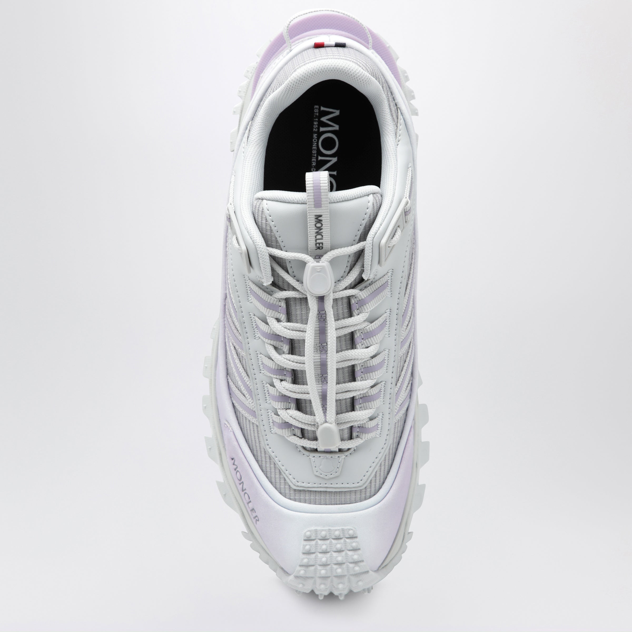 Moncler Trailgrip GTX Sneakers in white and lilac | TheDoubleF