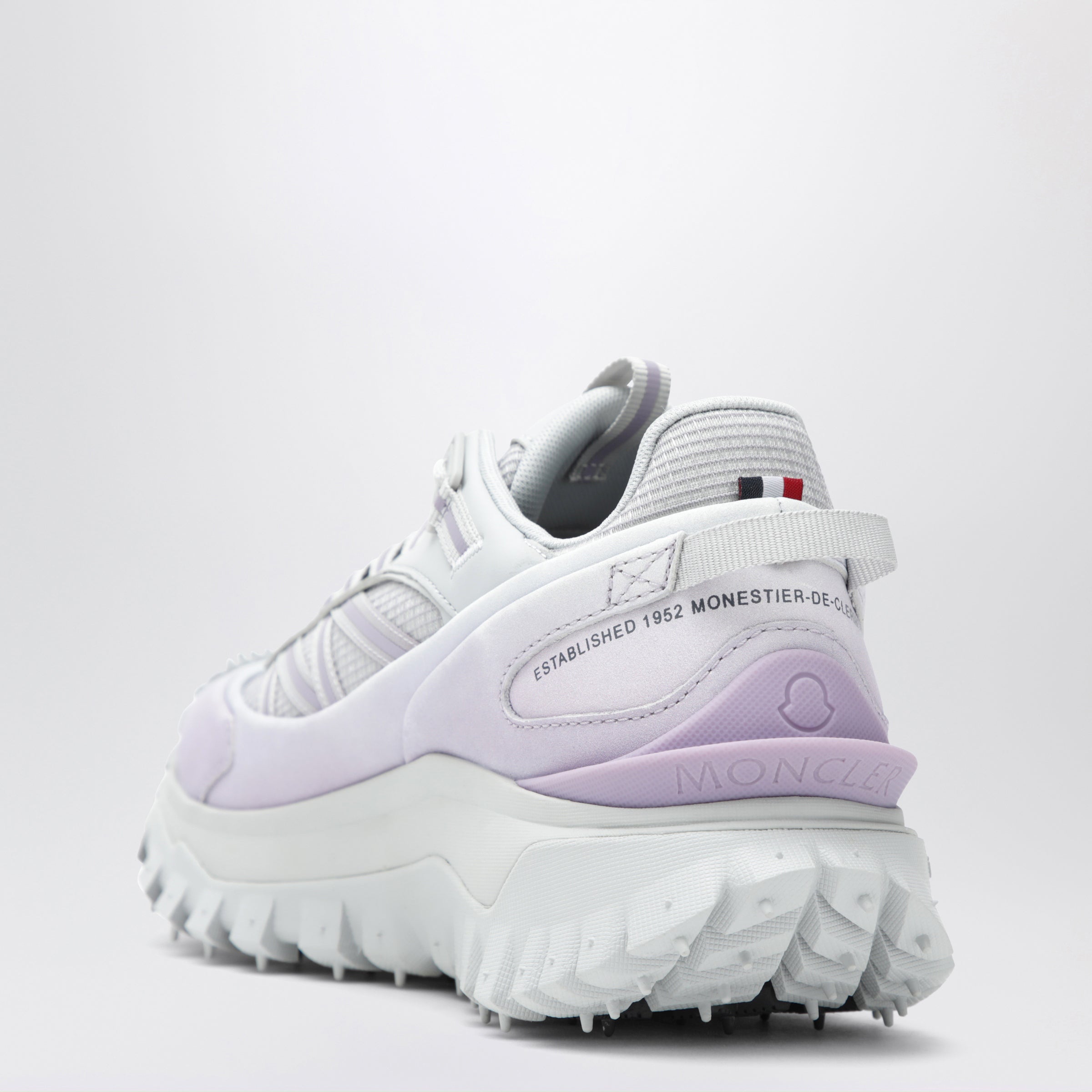 Moncler Trailgrip GTX Sneakers in white and lilac | TheDoubleF