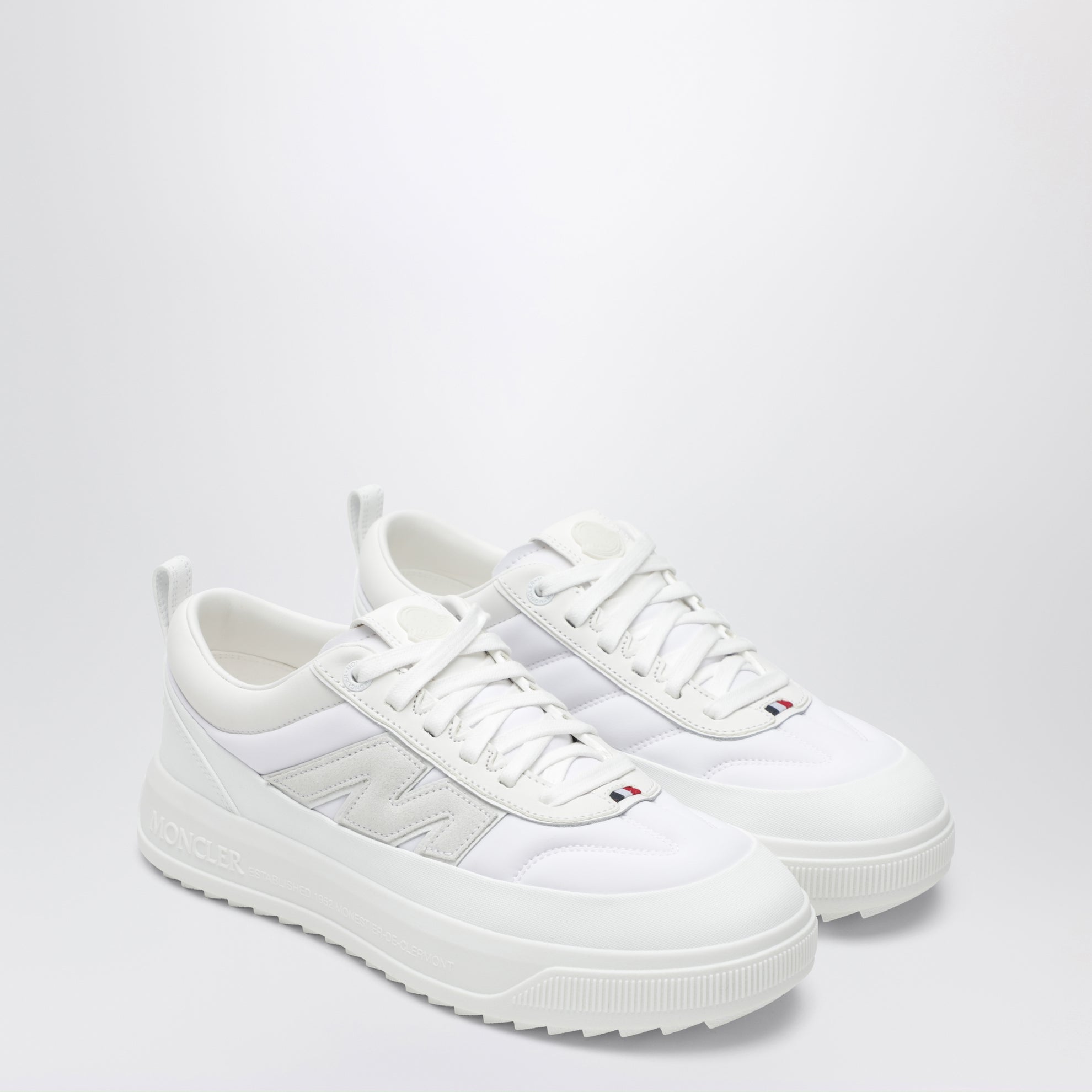 Sneaker Altive in pelle scamosciata e nabuk bianche