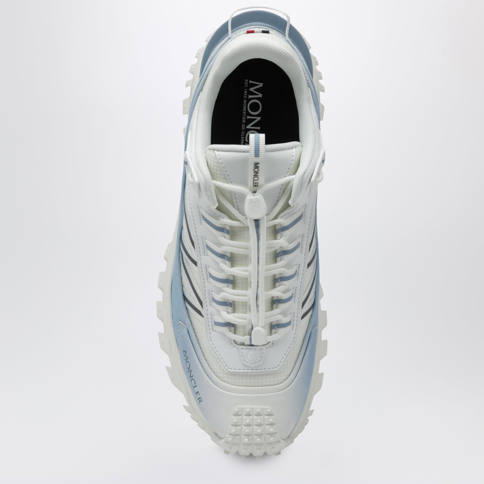 Sneakers Trailgrip blanc/bleu clair avec semelle Vibram® Megagrip