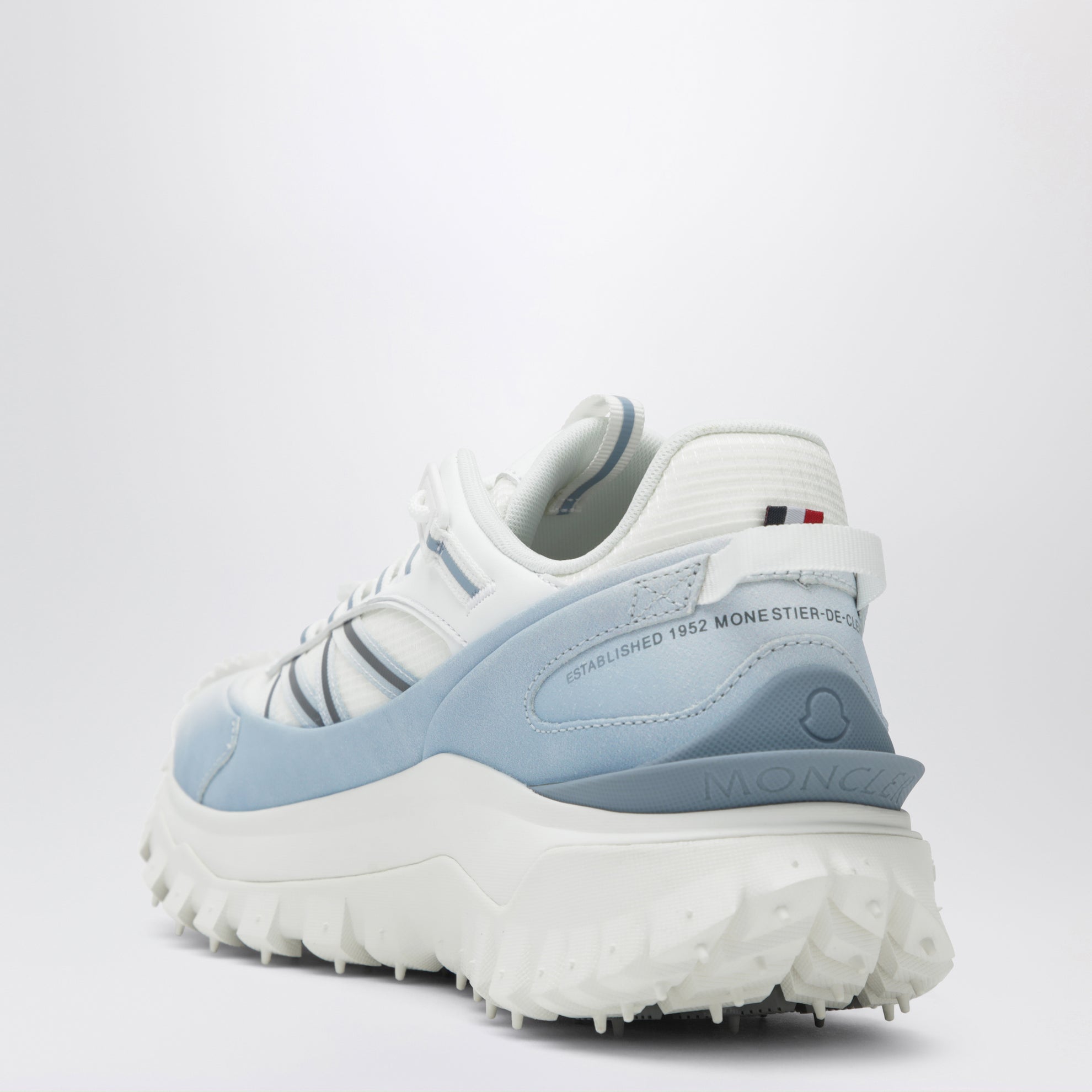 Sneakers Trailgrip blanc/bleu clair avec semelle Vibram® Megagrip