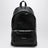 Black Explorer lambskin backpack