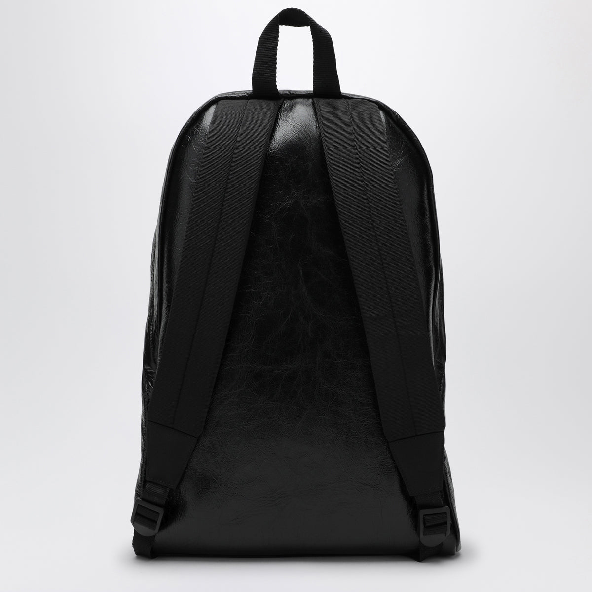 Black Explorer lambskin backpack